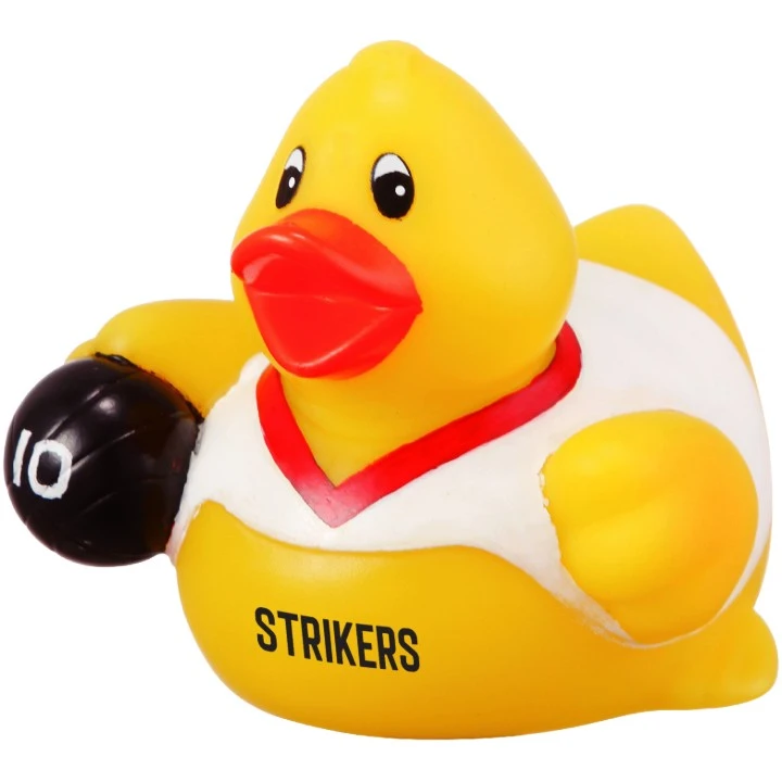 Promotional Bowling Rubber Duck
