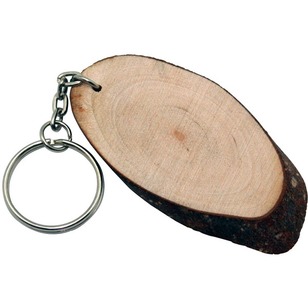 Promotional Natural Wood Keyring