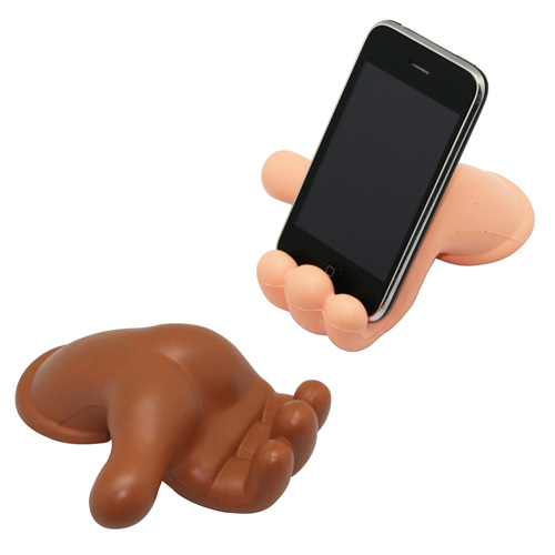 Promotional Hand Phone Holder Squeezies Stress Reliever