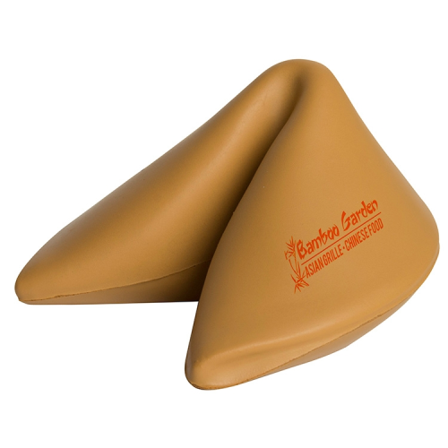 Promotional Fortune Cookie Squeezie Stress Reliever