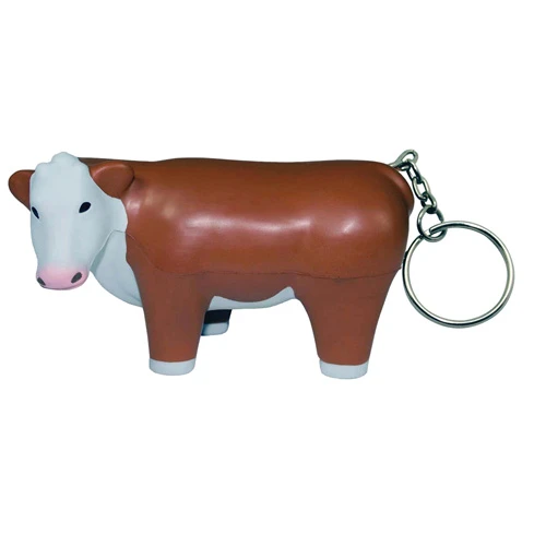 Promotional Steer Squeezie Key Ring