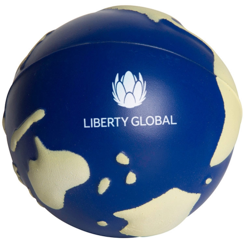 Promotional Glow in the Dark Earth Stress Ball