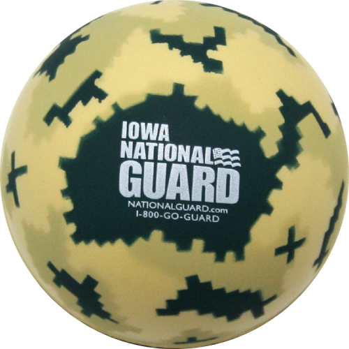 Promotional Camo Stress Reliever