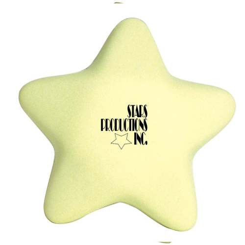 Promotional Glow in the Dark Star Stress Reliever
