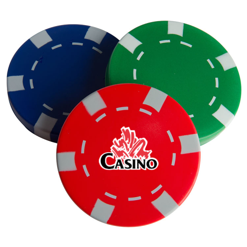 Promotional Casino Chip Stress Reliever