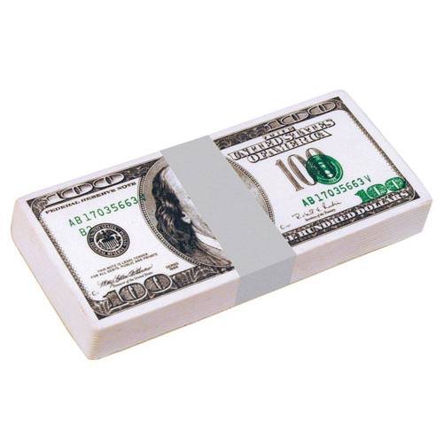 money wad stress toy