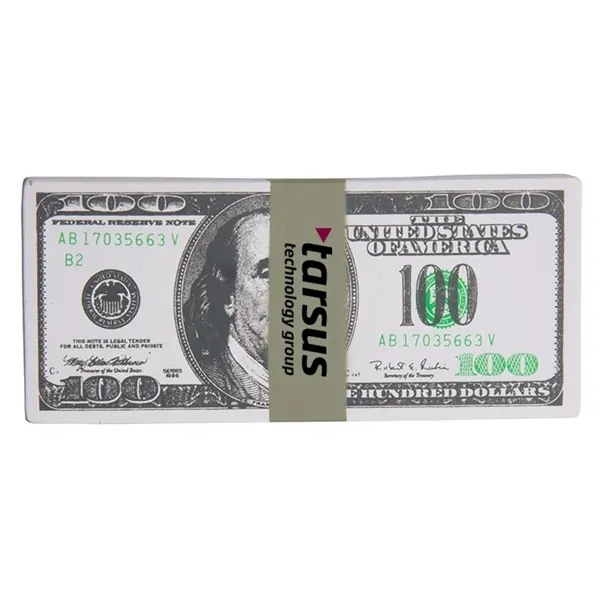 Promotional One Hundred Dollar Bill Stack Stress Reliever
