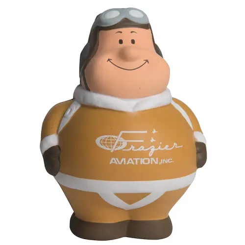 Vintage Pilot Bert Stress Ball Reliever