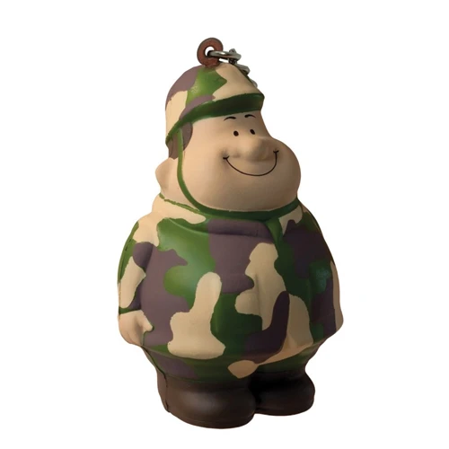 Promotional Army Bert Squeezie Keychain