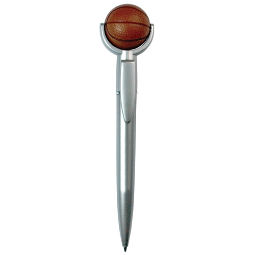 Promotional Basketball Squeezie Top Pen