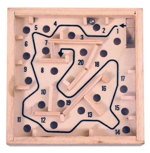 Promotional Wooden Maze Puzzle