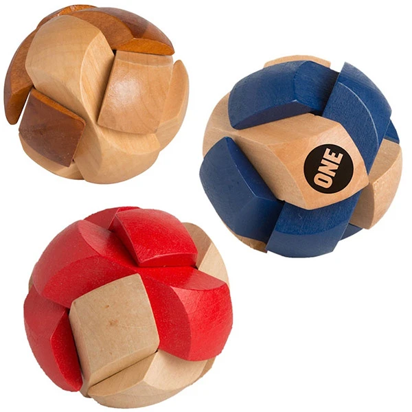 Promotional Wooden Soccer Ball Puzzle