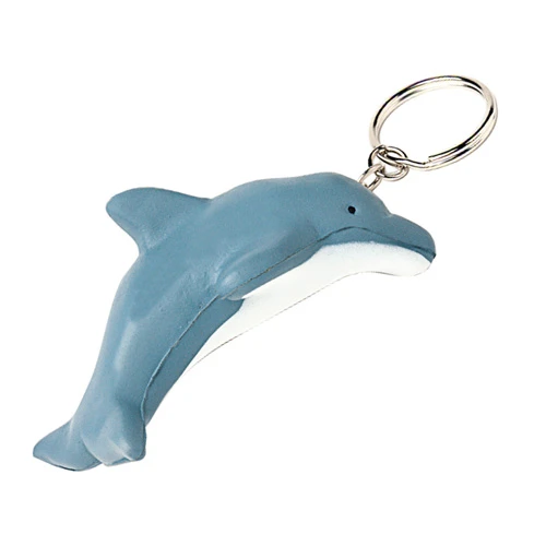 Promotional Dolphin Squeezie Key Ring