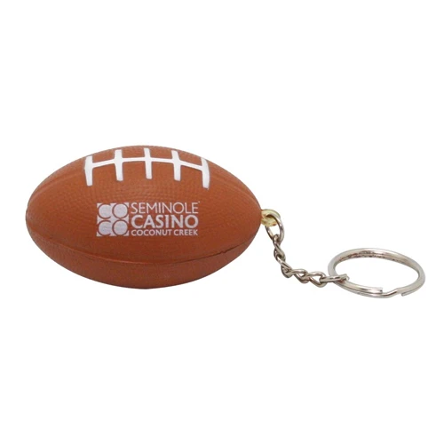 Promotional Football Squeezie Key Ring