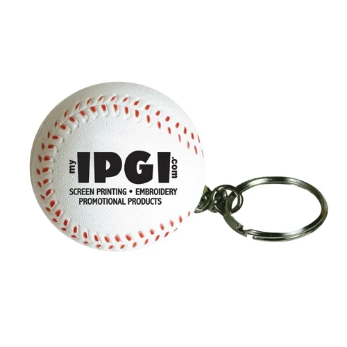 Promotional Baseball Squeezie Key Ring