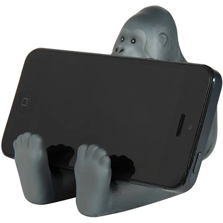 Promotional Gorilla Phone Holder Squeezies Stress Reliever