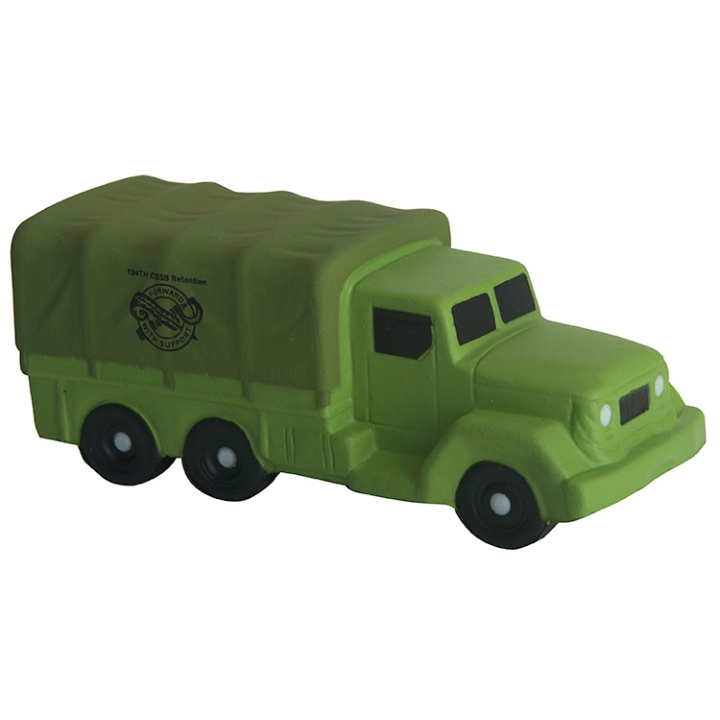 Promotional Military Transport Truck Stress Ball