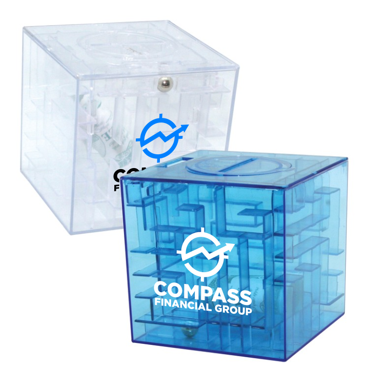 Promotional Money Maze Cube Bank