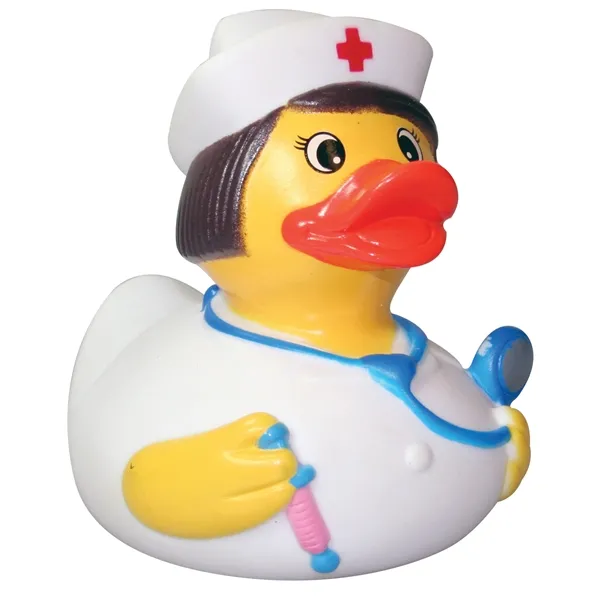 Promotional Rubber Custom Nurse Duck 
