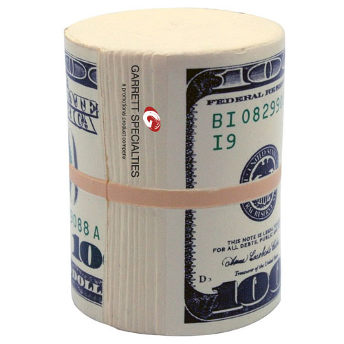 money wad stress toy