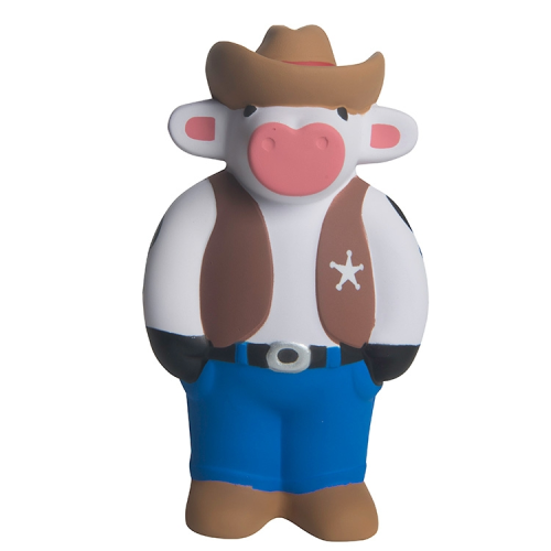 Promotional Cowboy Cow Stress Reliever