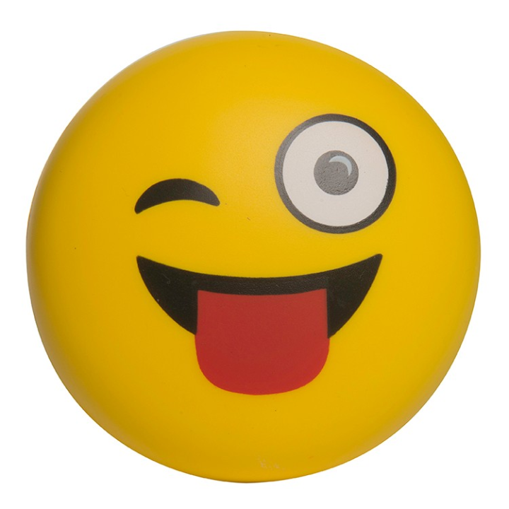 Wink Emoji Stress Reliever Promotional Wink Emoji Stress Reliever