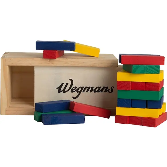 Promotional Multi-Colored Block Wooden Tower Puzzle