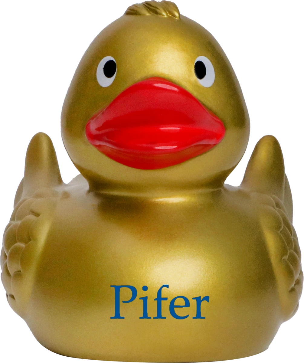 Promotional Golden Rubber Duck