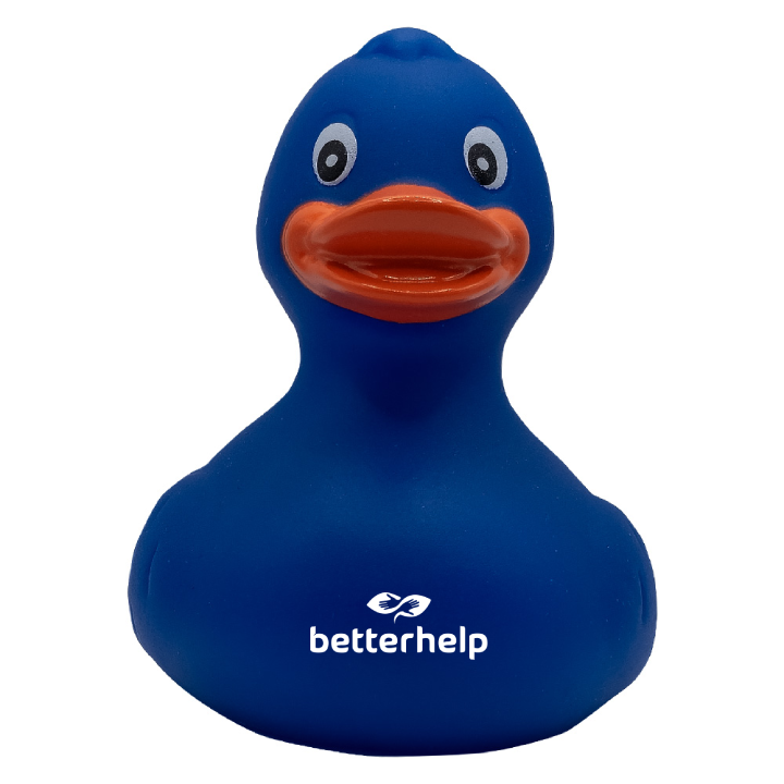 Promotional Rubber Blue Duck