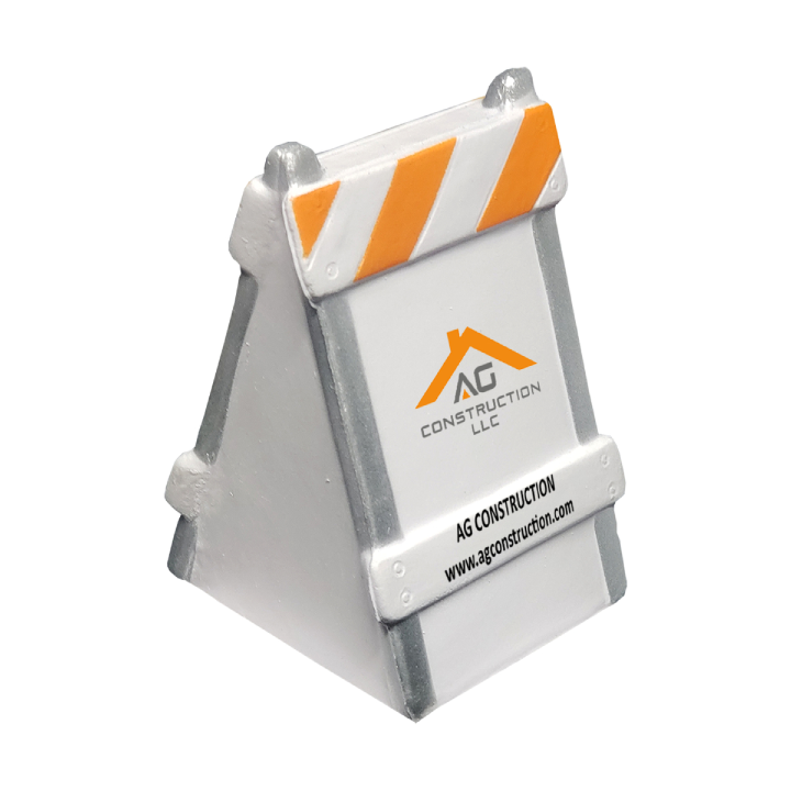 Promotional Street Barricade Stress Reliever
