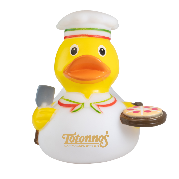 Promotional Pizzaman Duck