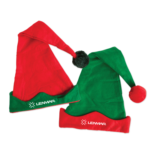 Promotional Elf Hat with Pom Poms