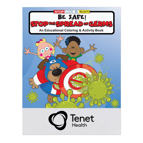 Promotional Stop the Spread of Germs Coloring Book