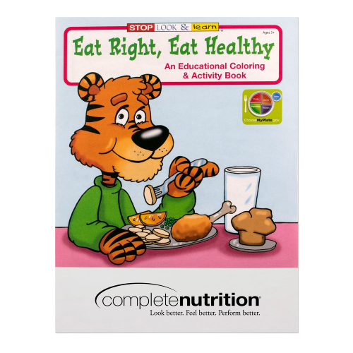 Promotional Eat Right Eat Healthy Coloring Book
