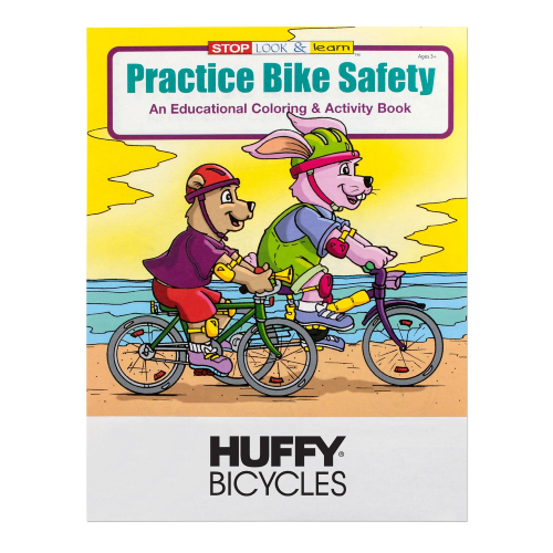 Promotional Practice Bike Safety Coloring Book