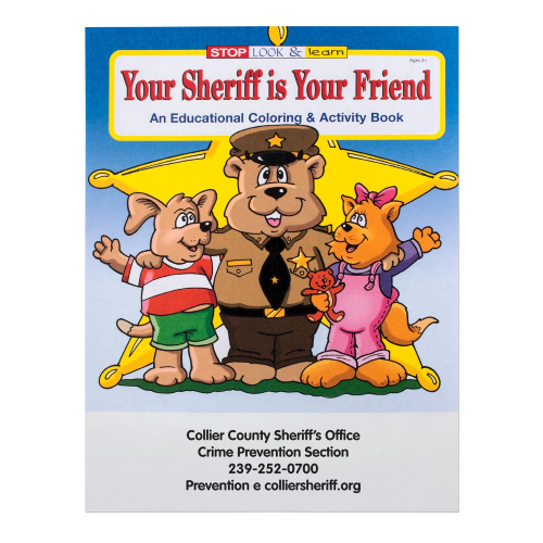 Promotional Your Sheriff Is Your Friend Coloring Book