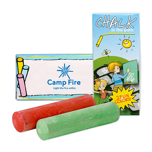 Promotional  Jumbo Sidewalk Chalk- 2 Pack