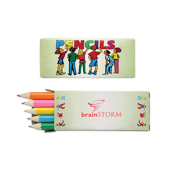 Promotional 5 Pack Colored Pencils