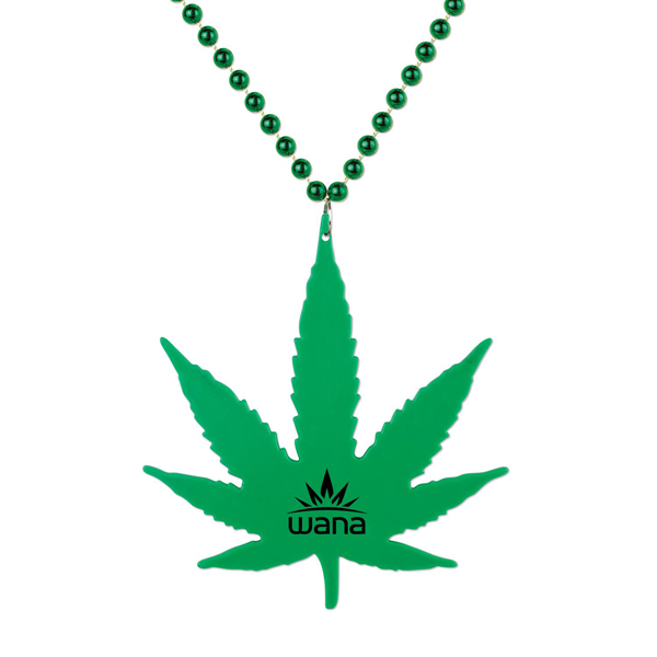 Promotional Cannabis Medallion Beads