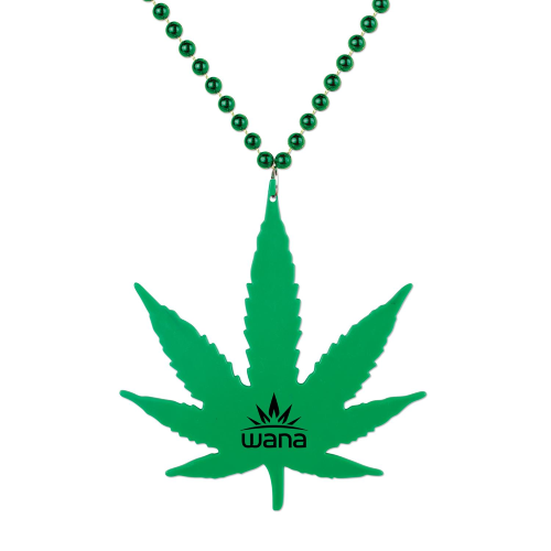Promotional Cannabis Medallion Beads