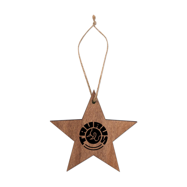Promotional Star Wooden Ornaments