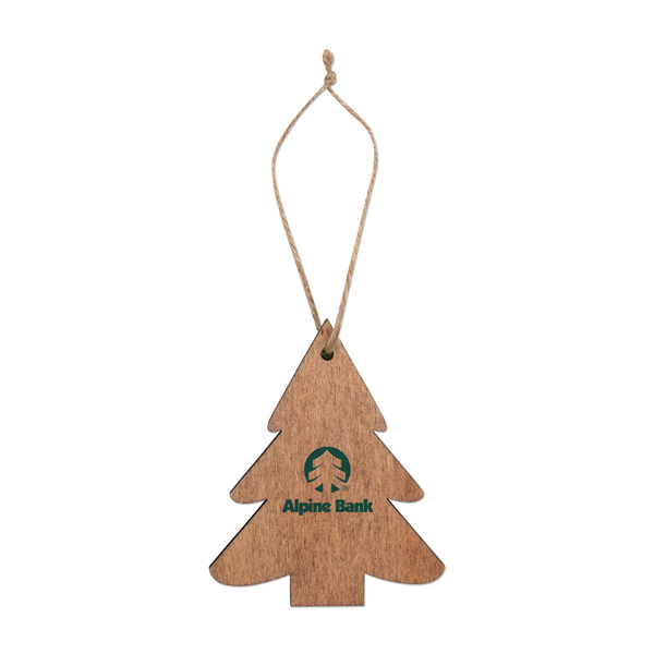 Promotional Tree Wooden Ornament 