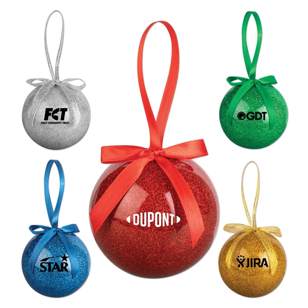 Promotional Glitter Ornament