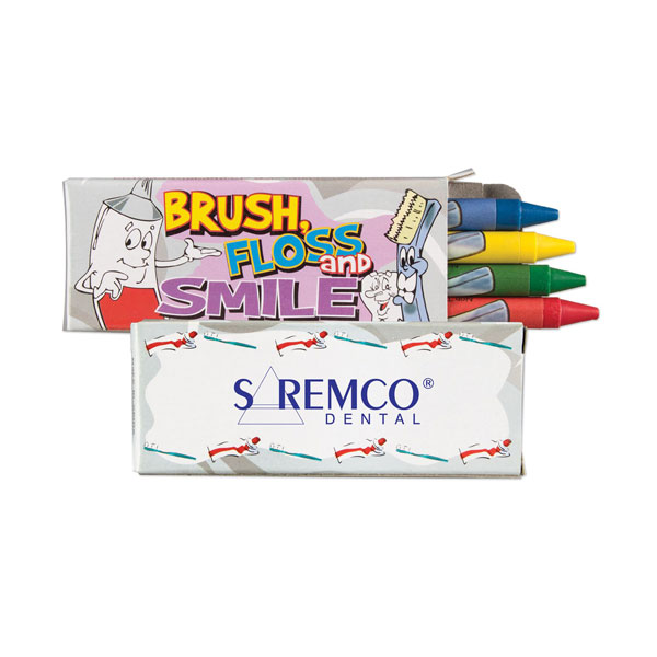 Promotional 4 Pack Dental Crayon
