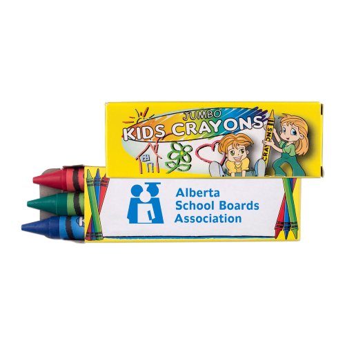 Promotional Jumbo Crayons-3 Pack