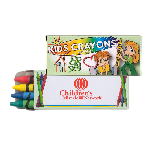 Promotional Washable Crayon-4 Pack 