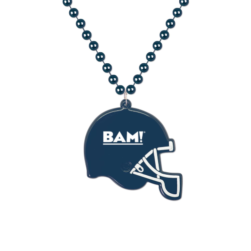 Promotional Football Helmet Medallion Bead 