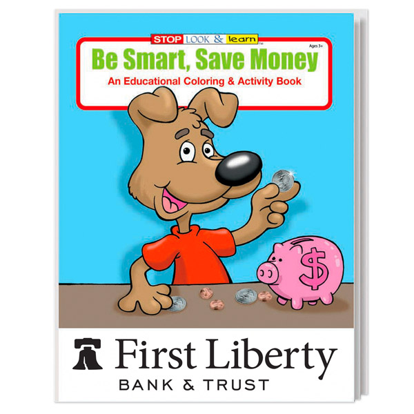 Promotional Be Smart Save Money Coloring Book