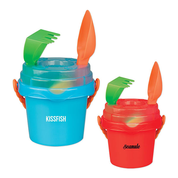 Mini Sand Pail With Toys and Lid Outdoor Fun 3.48 Ea