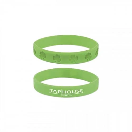 Promotional St. Pat Day Silicone Wristband